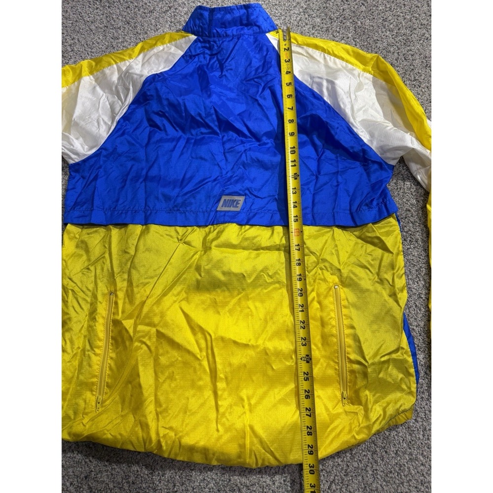 VINTAGE Nike Jacket Mens Large Windbreaker‎ Track Jacket 90s Colorblock Retro - Picture 10 of 10